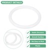 Unique Bargains Plastic Durable Multipurpose DTY Design Macrame And Knotting Supplies O Rings 30 Pcs - 2 of 4