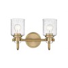 Kinsley Industrial 2-Bulb Pendant Light - Dimmable, Damp Rated, 14.5" Wide - 2 of 4
