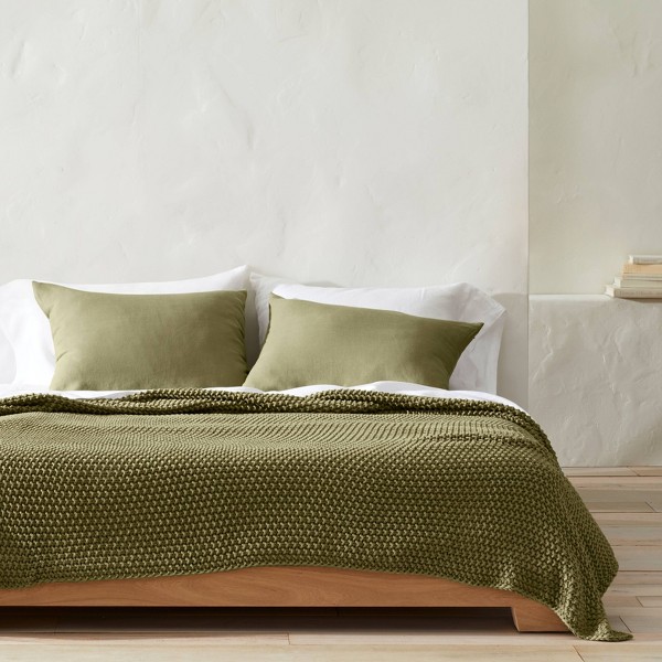 Manta de cama tejida gruesa - Casaluna™ 2