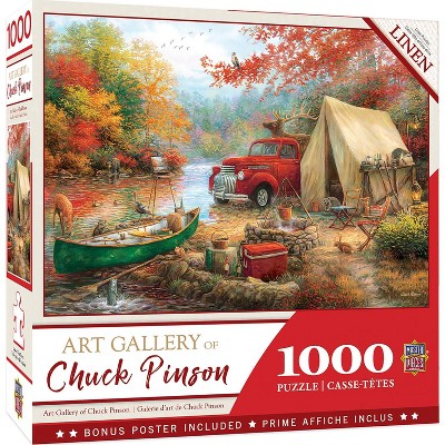 MasterPieces Inc Chuck Pinson Share the Outdoors 1000 Piece Linen Jigsaw Puzzle