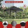 Acekool 10x10 Pop Up Canopy Tent, Commercial Instant Outdoor Shelter with Wheeled Bag & Sandbags, Sun Shade for Camping, Beach, Parties, White - 2 of 4