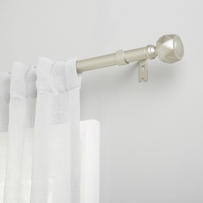 Exclusive Home Regal 1" Curtain Rod and Finial Set