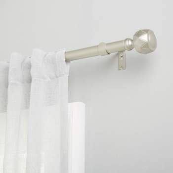 Exclusive Home Regal 1" Curtain Rod and Finial Set
