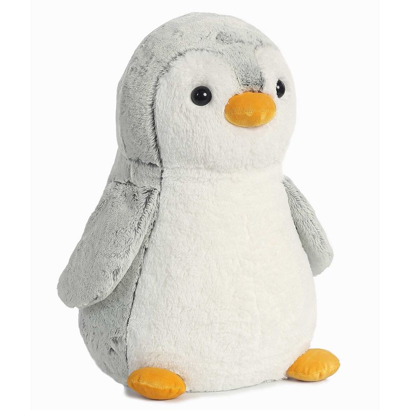 Aurora PomPom Penguin 11.5" Grey Stuffed Animal, 2 of 5
