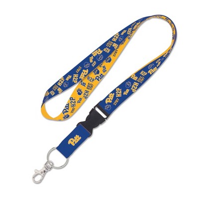 NCAA Pitt Panthers Scatter Print Lanyard