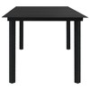 vidaXL Patio Dining Table, Black 74.8 - 3 of 4