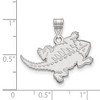 Black Bow Jewelry 10k White Gold Texas Christian Horned Frogs NCAA Large Pendant - 2 of 3
