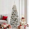 vidaXL Artificial Christmas Tree with 300 LEDs White 73 x 73 x 180 cm - 2 of 4