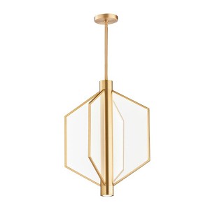 ET2 Lighting Telstar 4 - Light Pendant in  Natural Aged Brass - 1 of 4