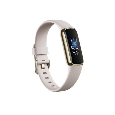Fitbit Luxe Activity Tracker Soft Gold with Porcelain White Band