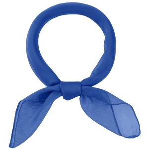 INSPIRE CHIC Women's Solid/Gradient Chiffon Square Soft Sheer Neck Scarves Neckerchief - 1 of 4