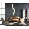Cayden 7-Light Modern Chandelier - Dimmable, Damp Rated, Steel, 18" Wide, Stunning Design - 2 of 4