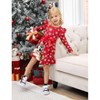 Disney Minnie Mouse Mickey Mouse Baby Girl Dress Christmas Bow Tie Long-Sleeve Dresses  Birthday Gift - 2 of 4