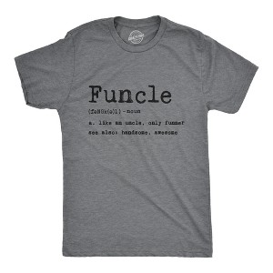 Mens Funcle Definition T-Shirt Proud Gift For Uncle