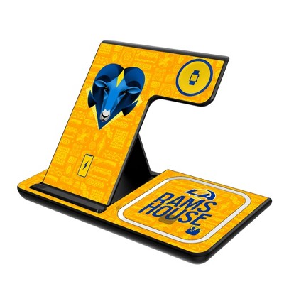 Keyscaper Los Angeles Rams 2024 Edition 15-Watt 3 in 1 Charging Station