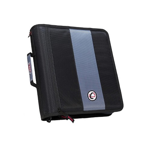 Case It Case-it Classic 2 3-ring Zipper Binder Black D-251 : Target