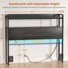 Aheaplus Storage Headboard, Head Board with Charge Station and LED Light - 2 of 4