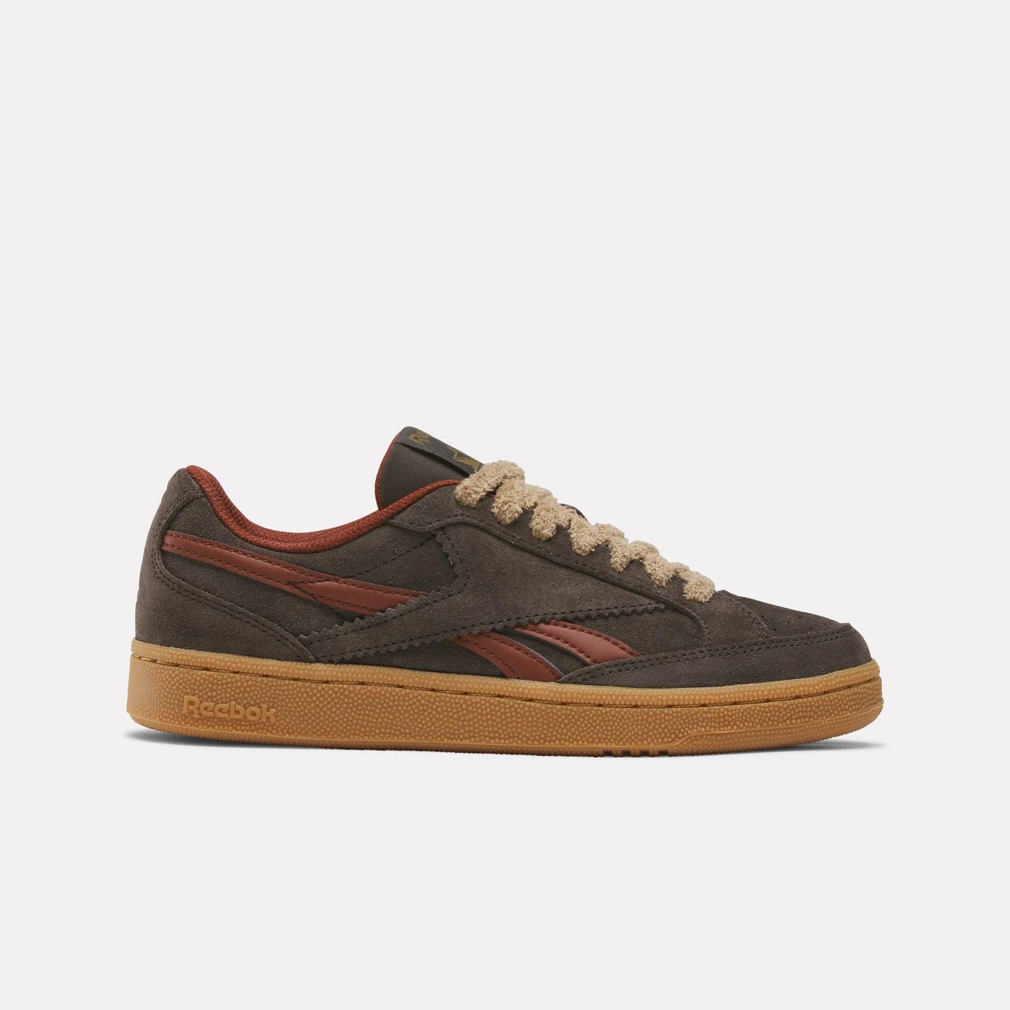 Женские кроссовки Reebok Club C Grounds 70 Shoes Size 5 Espresso/Rust/Timber — фото 1