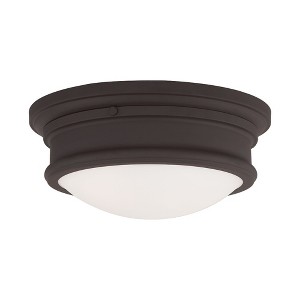 Livex Lighting Astor 2 - Light Flush Mount in  Bronze - 1 of 1