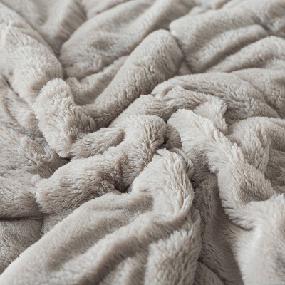 Cozy Gray Full Down Alternative Blanket