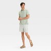 Men's 7" Linen Pull-On Shorts - Goodfellow & Co™ Green - 3 of 3