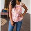 Women's Not So Serious Floral Blouse - Jodifl - 4 of 4