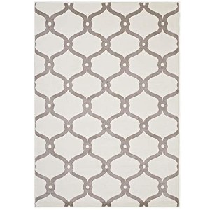 Modway Beltara Chain Link Transitional Trellis 5x8 Area Rug - 1 of 4