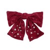 Unique Bargains Bow Faux Pearls Ribbon Hair Clips 1 Pc - 4 of 4
