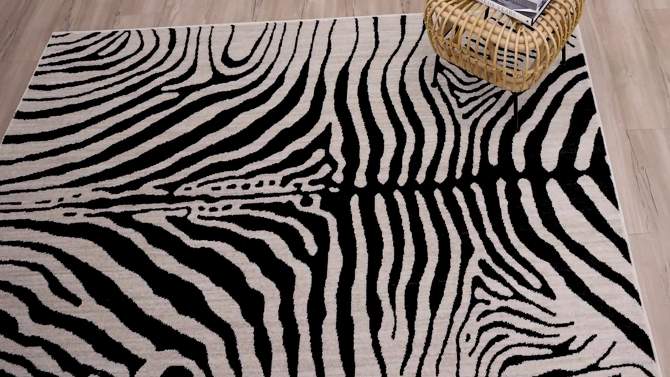 Zebra Stripe Woven Rug - Opalhouse&#153;, 6 of 13, play video