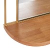 Kate and Laurel Reverie Framed Wall Mirror with Shelf, 23x30, Natural - 3 of 4