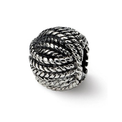 Black Bow Jewelry Sterling Silver Ball of Yarn Bead Charm