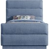 Meridian Furniture,Paxton Chenille Fabric Bed - 2 of 4