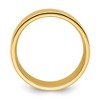 Black Bow Jewelry 12mm 14K White or Yellow Gold Flat Comfort Fit Band - 2 of 4