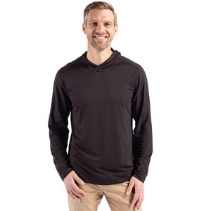 Cutter & Buck Coastline Epic Comfort Recycled Mens Hooded Shirt - 1 of 2