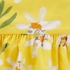 Carter's Just One You® Baby Girls' Floral Dress with Hat - Yellow/White - 2 of 3