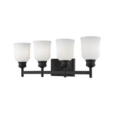 Millennium Lighting Burbank 4 - Light Vanity in  Matte Black