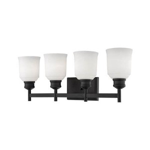 Millennium Lighting Burbank 4 - Light Vanity in  Matte Black - 1 of 1