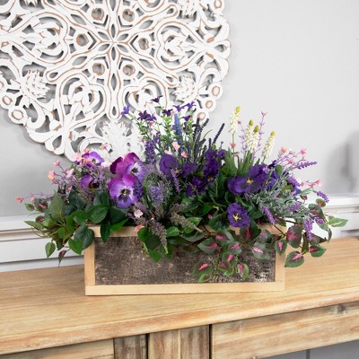 Rustic Light Brown and Bark Wooden Storage Boxes Set of 2