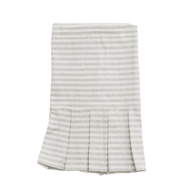 Sweet Water Decor Grey Striped Tea Towel - 18x28", 1 of 7