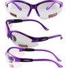 Global Vision Eyewear Cougar Safety Motorcycle Glasses with Clear Lenses - 4 of 4