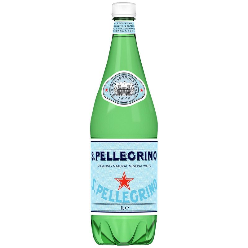 S.Pellegrino Sparkling Natural Mineral Water - 33.8 fl oz., 1 of 6