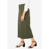 Jessica London Women's Plus Size True Fit Stretch Denim Midi Skirt - 4 of 4