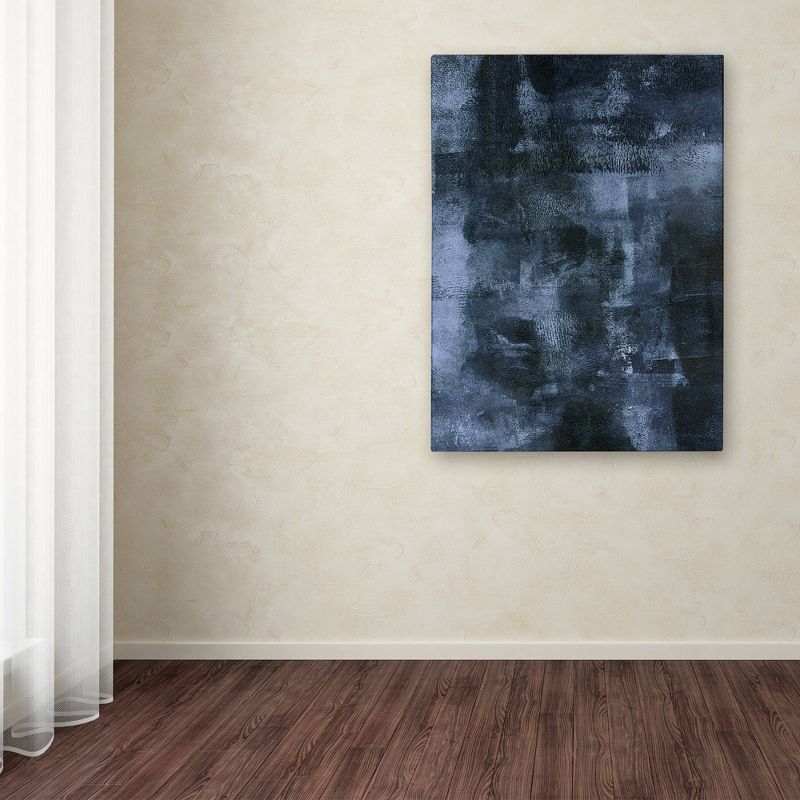 Summer Tali Hilty Abstract 4 Blue Unframed Wall Canvas- Trademark Fine Art, 4 of 6