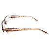 Calabria 845 Designer Women Rectangle Techno Reading Glasses with Hard Case 53mm - 2 of 4
