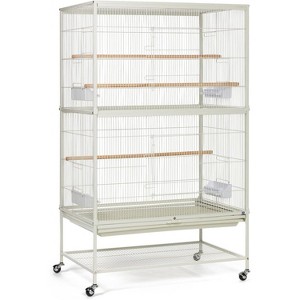Prevue Pet Products Wrought Iron Flight Cage with Stand F040 Black Bird Cage, 31-Inch by 20-1/2-Inch by 53-Inch - 1 of 4