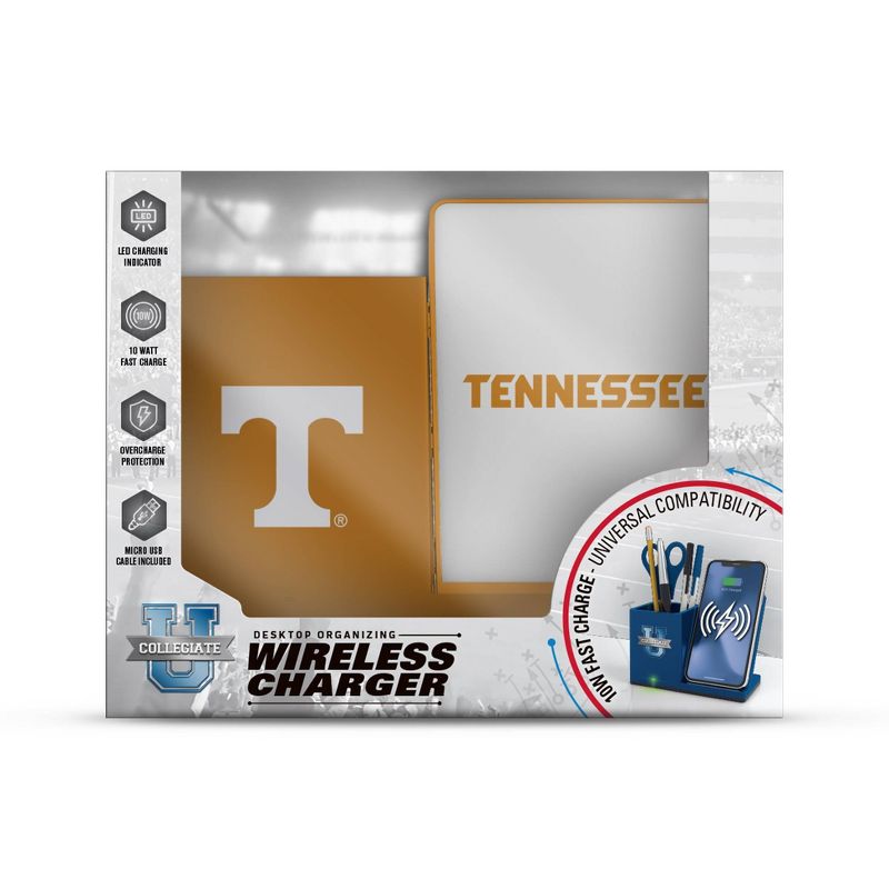 NCAA Tennessee Volunteers Wireless Charging Pen Holder, 3 of 5