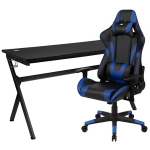 Emma and Oliver Gaming Desk Bundle - Cup/Headset Holder/Mouse Pad Top - 1 of 4
