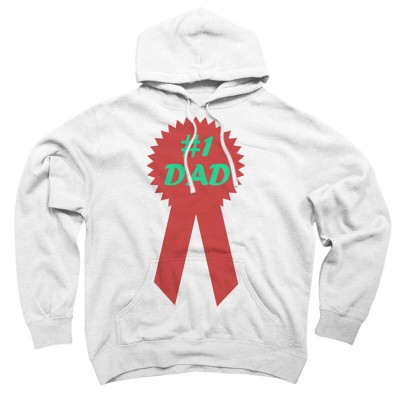 Adult Design By Humans #1 DAD Ribbon By  Pullover Hoodie