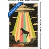 Trends International Ray Heere - Cow Abduction 5 Framed Wall Poster Prints - 3 of 4