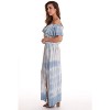 Riviera Sun Tie Dye Off Shoulder Maxi Sundress - 2 of 3